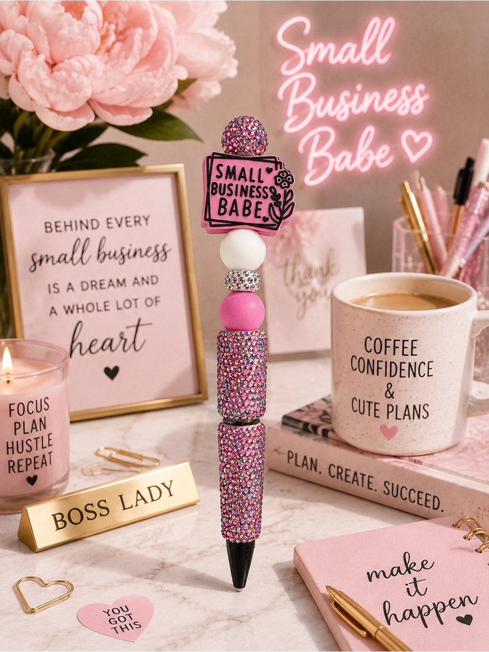 Handmade Bedazzled Pen (Pick One)